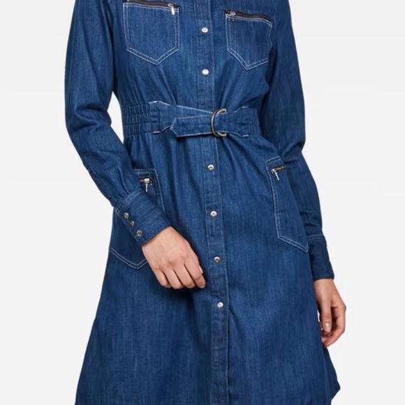 G-Star Dresses & Skirts - G-STAR Raw Tacoma Zip dress size S